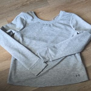 Under Armour Heather Gray Long Sleeve Shirt